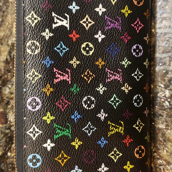 Louis vuitton Multi colored LIMITED EDITION RARE FIND Monogram zippy long wallet - Picture 15 of 16